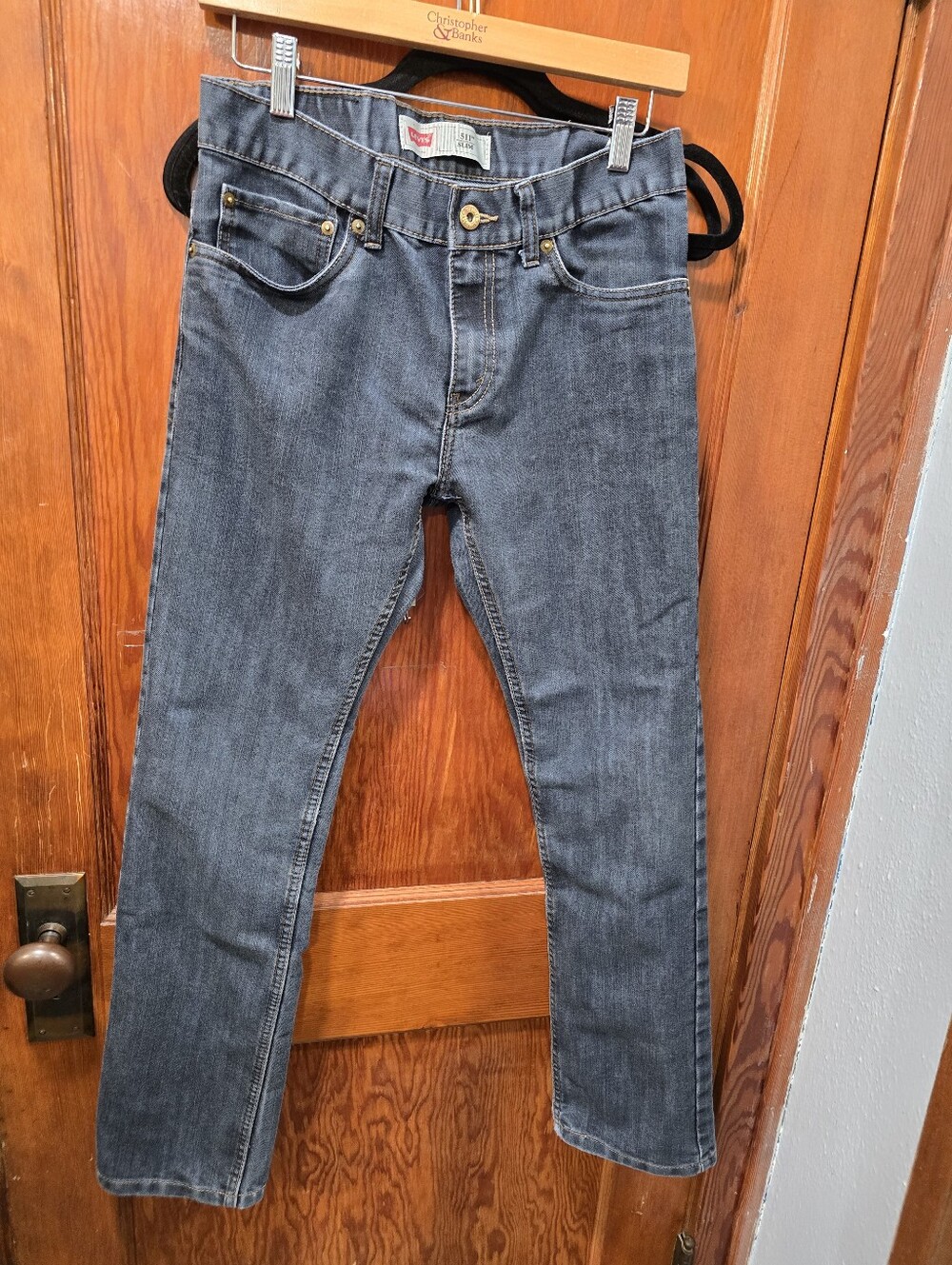 Levi's Men's Dark Gray Straight Jeans